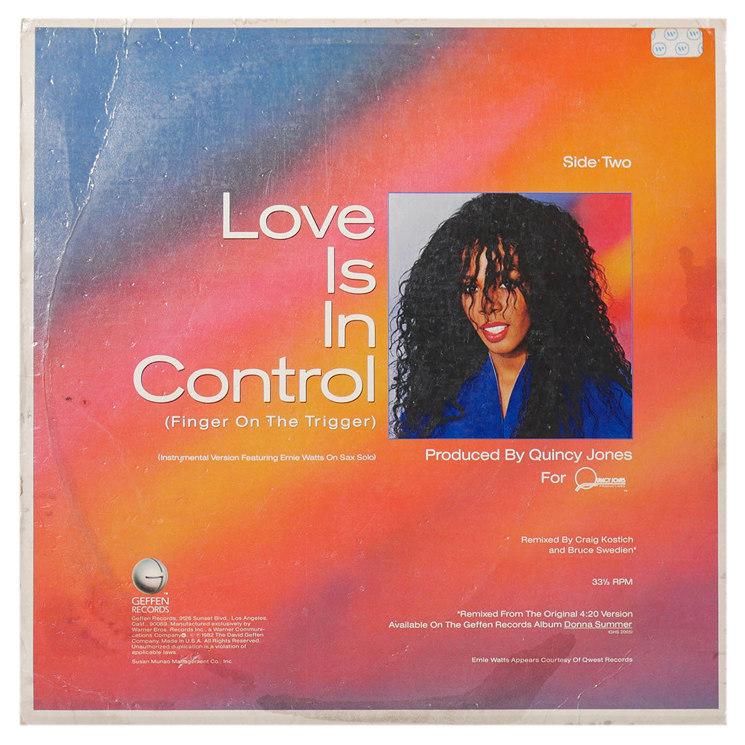 DONNA SUMMER - LOVE IS IN CONTROL | 12" MAXI SINGLE USADO