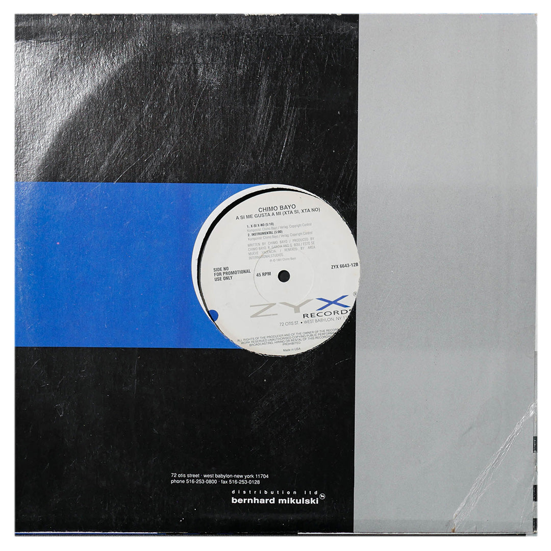 CHIMO BAYO - ASI ME GUSTA A MI (XTA SI, XTA NO) | 12" MAXI SINGLE USADO