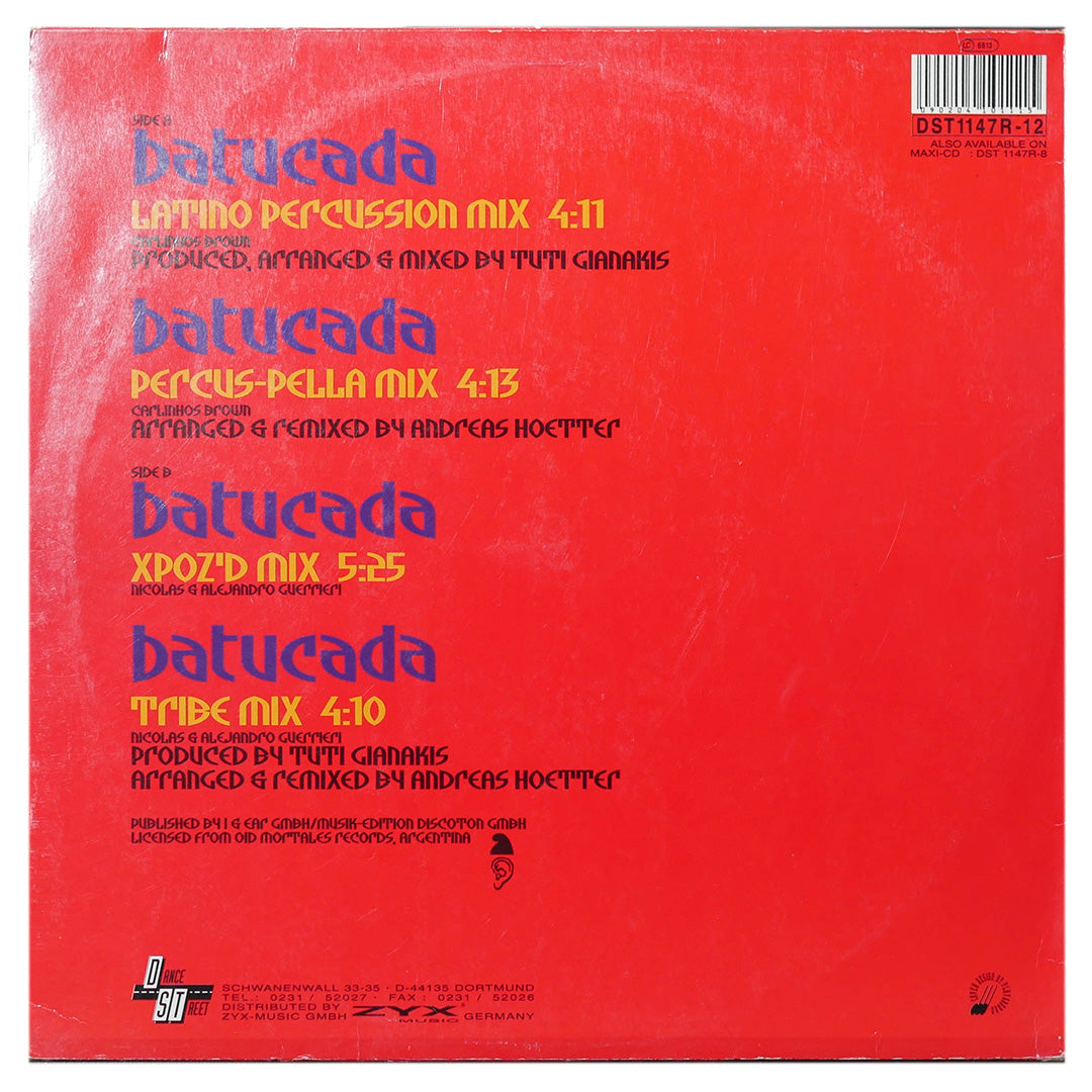 DJ DERO - BATUCADA (THE REMIXES) | 12" MAXI SINGLE USADO