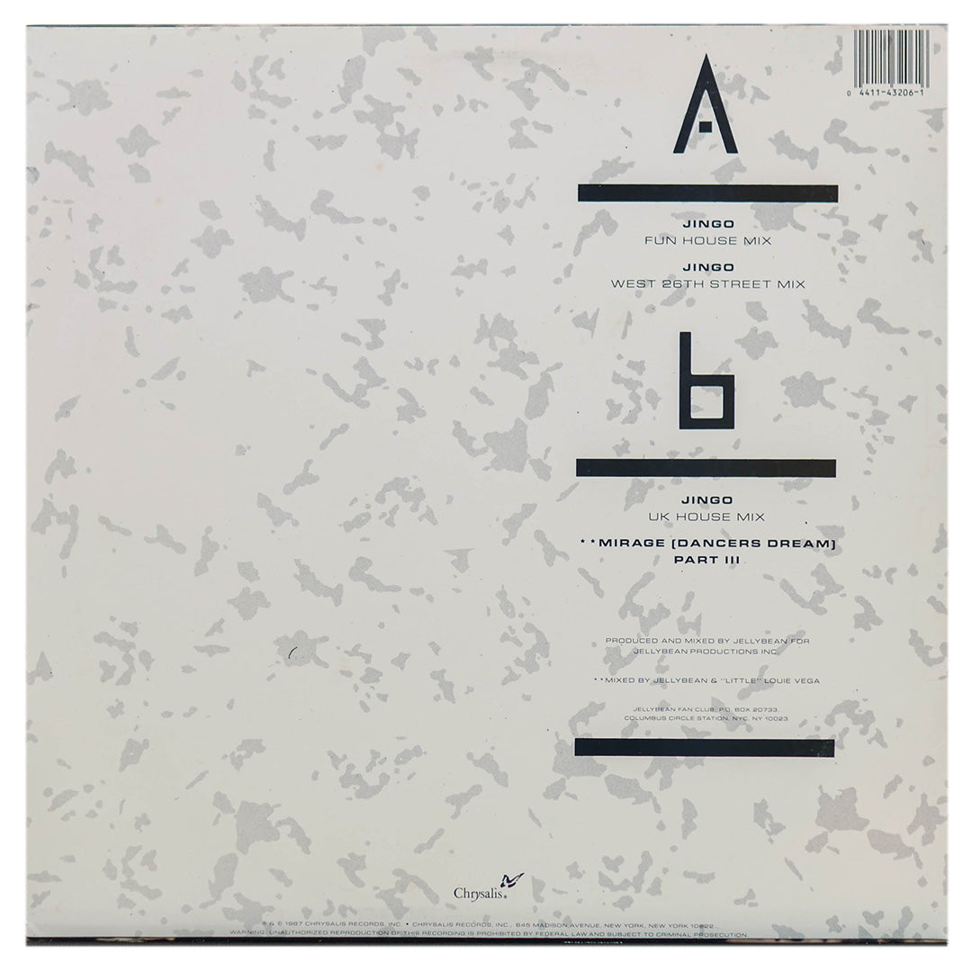 JELLYBEAN - JINGO | 12" MAXI SINGLE USADO