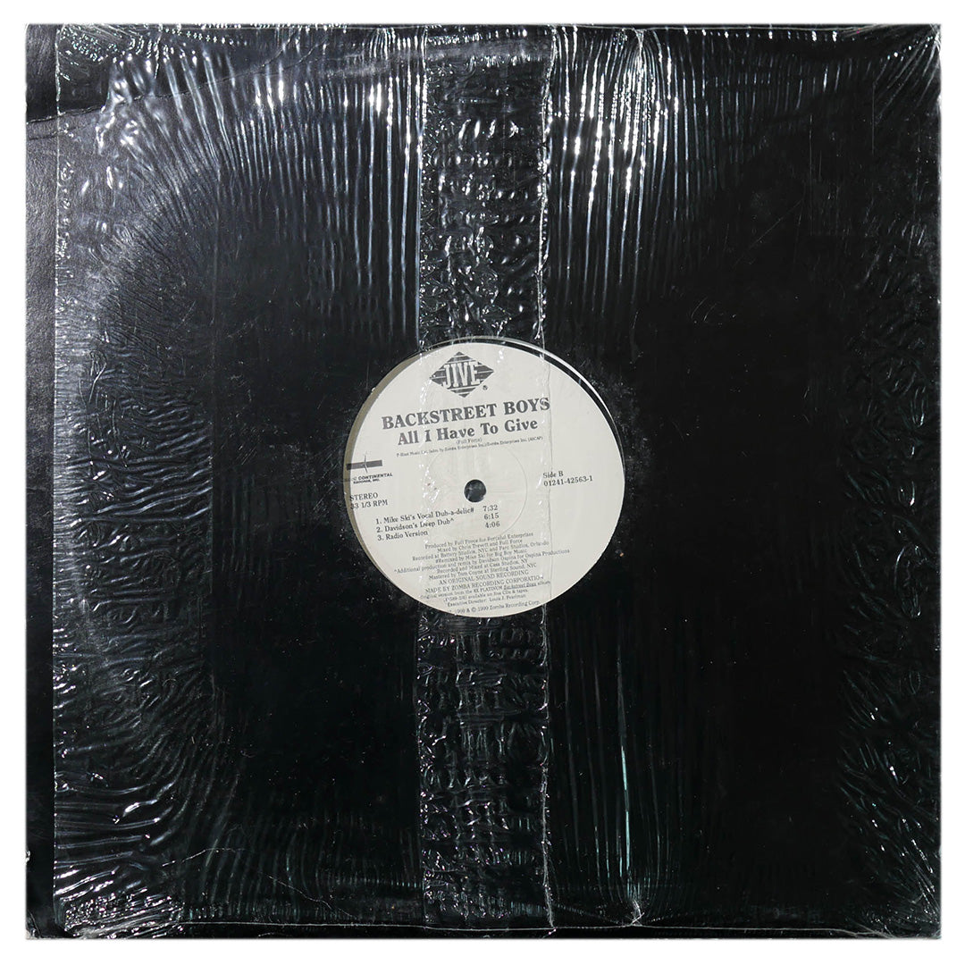 BACKSTREET BOYS - ALL I HAVE TO GIVE | 12" MAXI SINGLE USADO