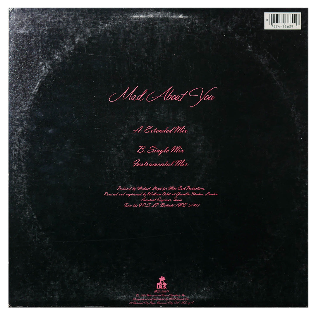 BELINDA CARLISLE - MAD ABOUT YOU | 12" MAXI SINGLE USADO
