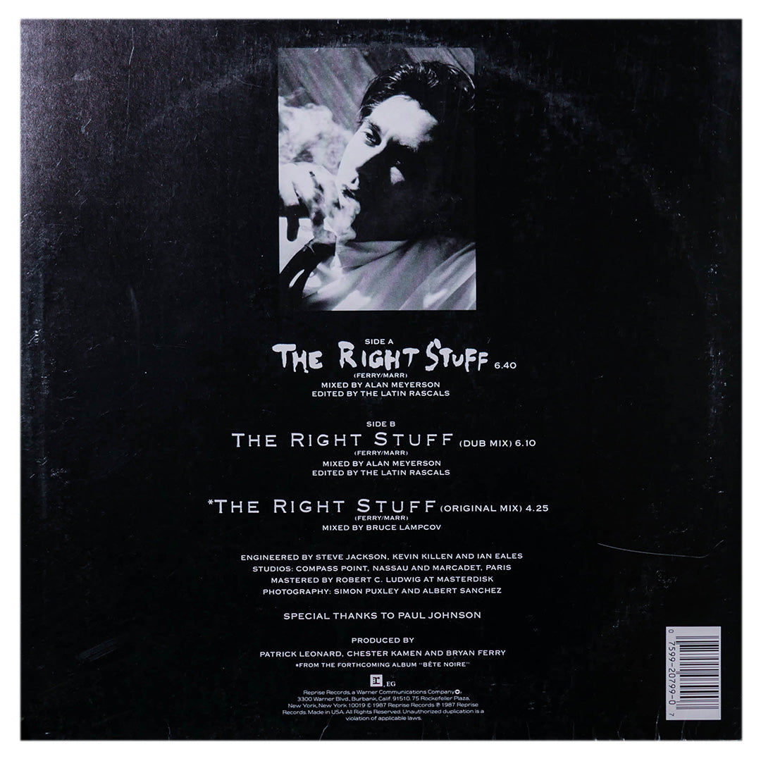 BRYAN FERRY - THE RIGHT STUFF | 12" MAXI SINGLE USADO