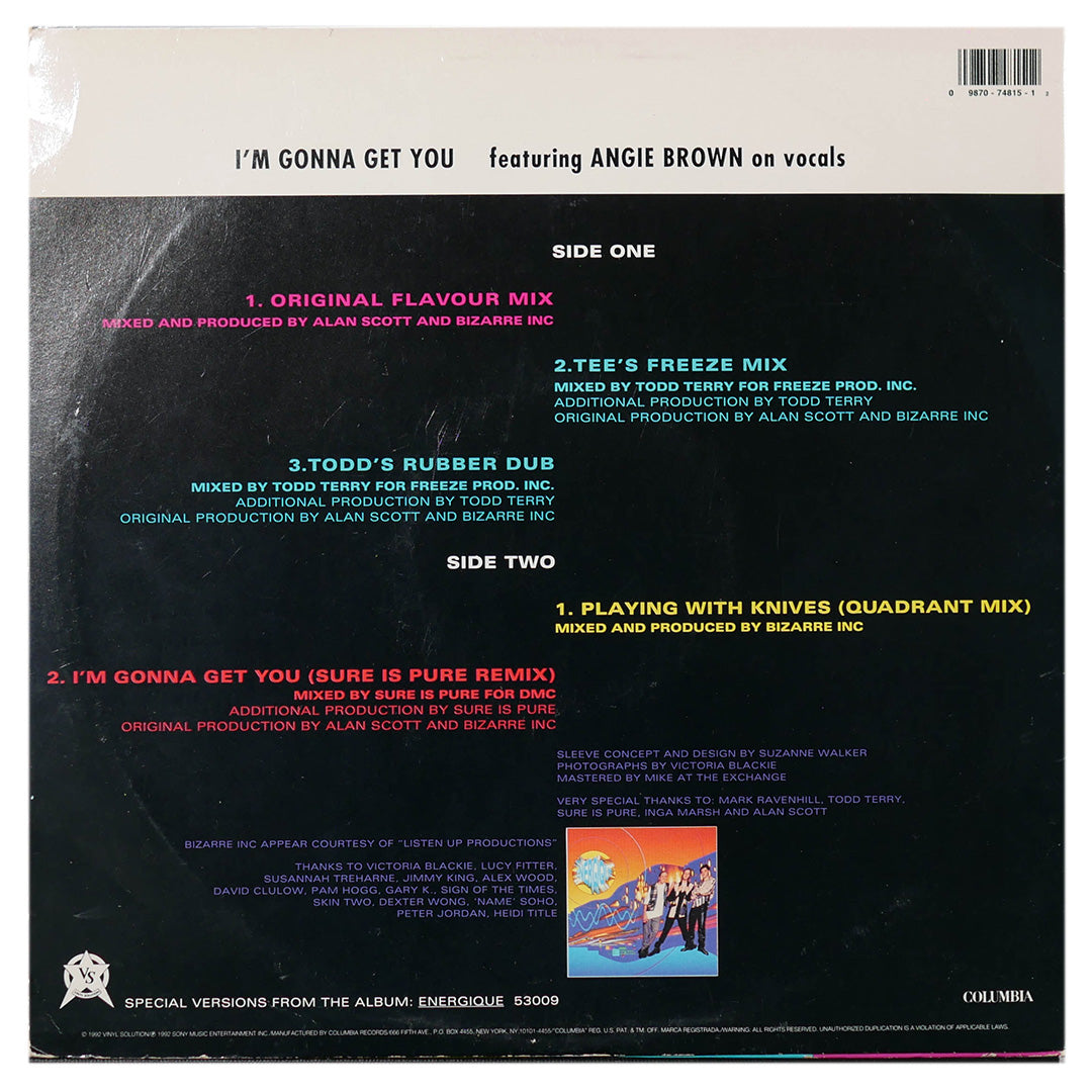 BIZARRE INC - I'M GONNA GET YOU | 12" MAXI SINGLE USADO