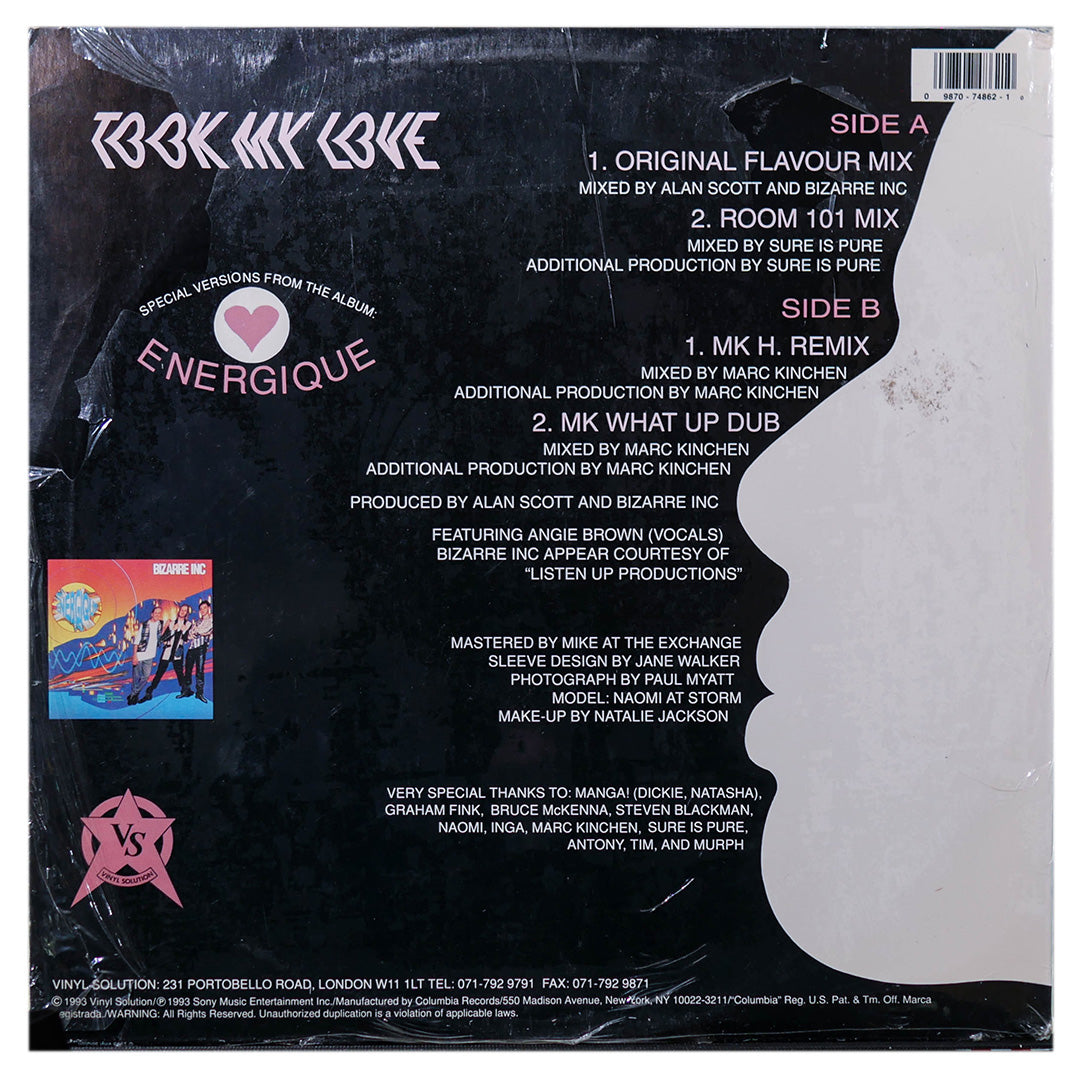 BIZARRE INC - TOOK MY LOVE | 12" MAXI SINGLE USADO
