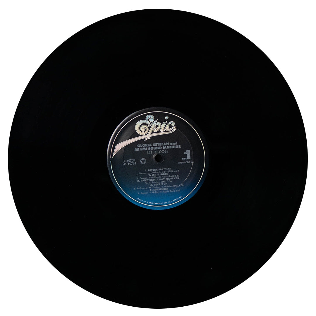 GLORIA ESTEFAN & MIAMI SOUND MACHINE - LET IT LOOSE | VINILO USADO