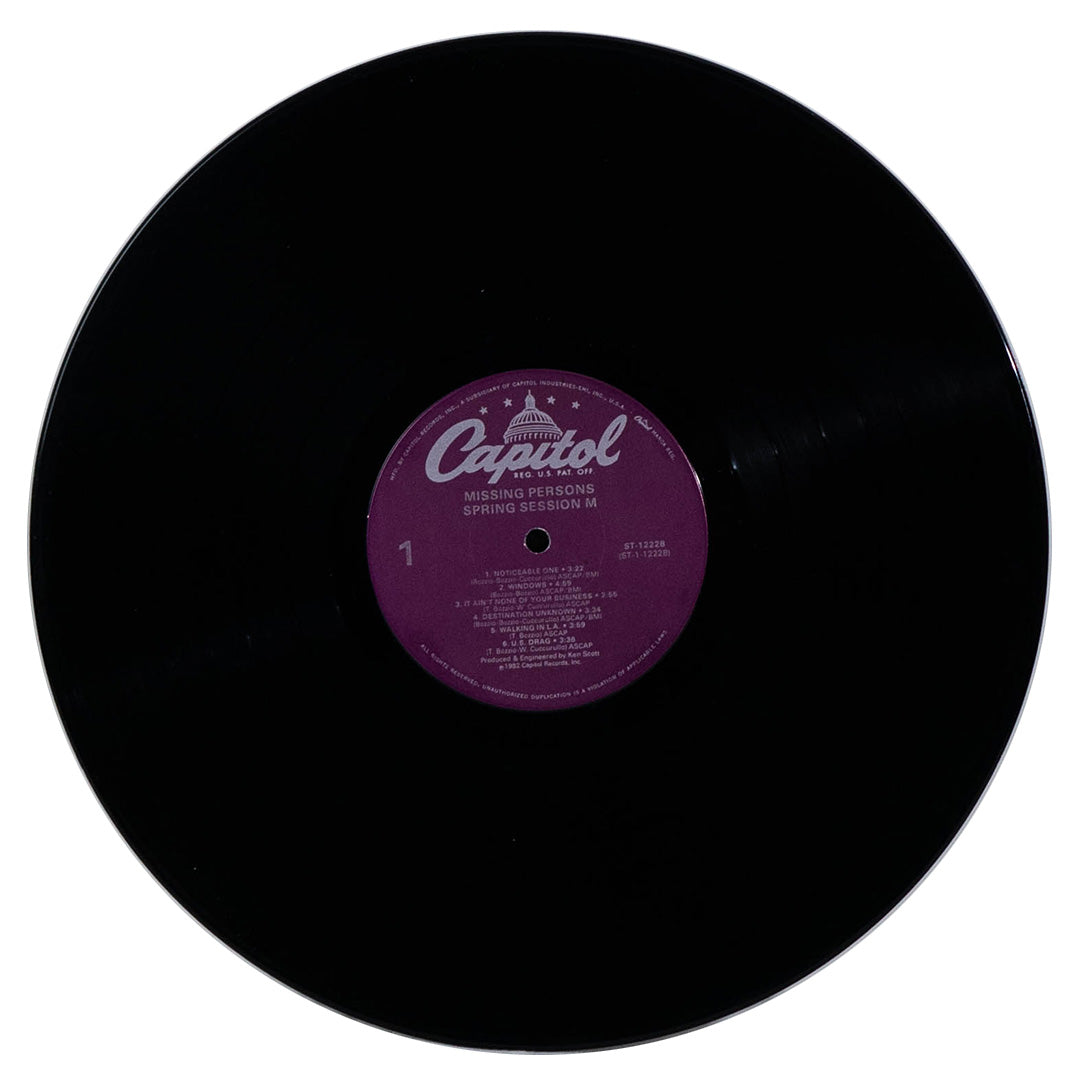 MISSING PERSONS - SPRING SESSION M | VINILO USADO