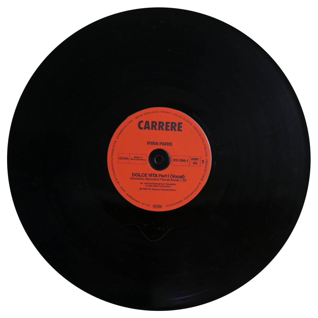 RYAN PARIS - DOLCE VITA | 12" MAXI SINGLE USADO