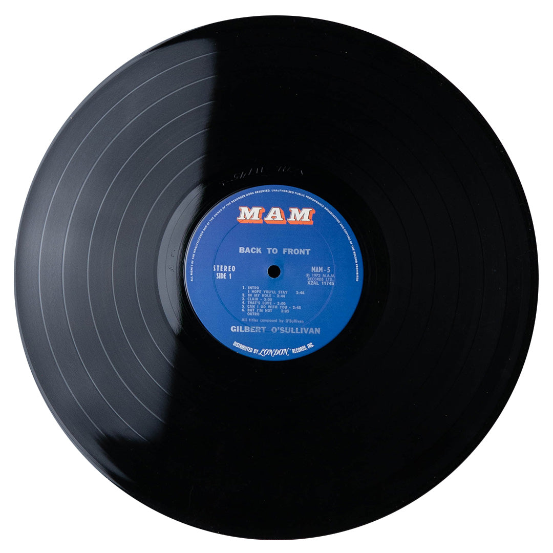 GILBERT O"SULLIVAN - BACK TO FRONT | VINILO USADO