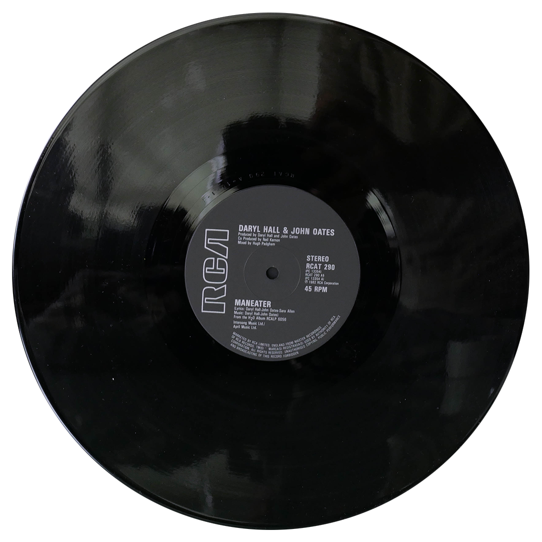 DARYL HALL & JOHN OATES - MANEATER | 12" MAXI SINGLE USADO