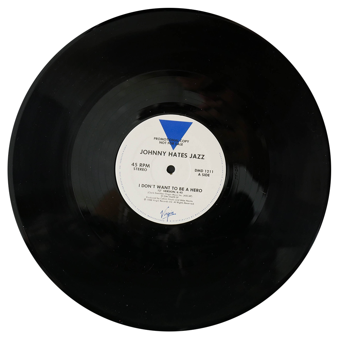 JOHNNY HATES JAZZ - I DON'T WANT TO BE A HERO (PROMO) | 12" MAXI SINGLE USADO