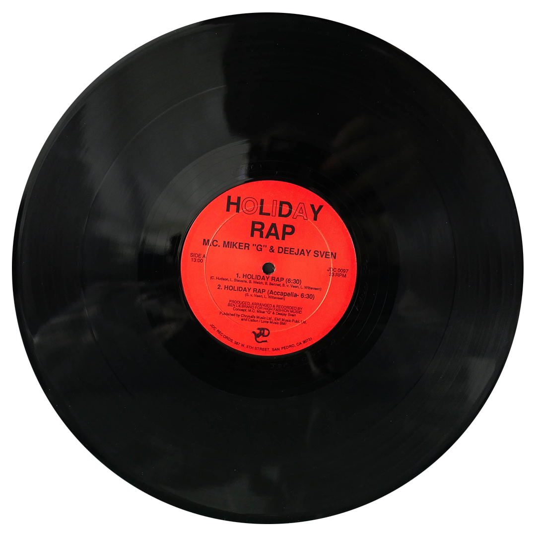 M.C. MIKER "G" & DEEJAY SVEN - HOLIDAY RAP | 12" MAXI SINGLE USADO
