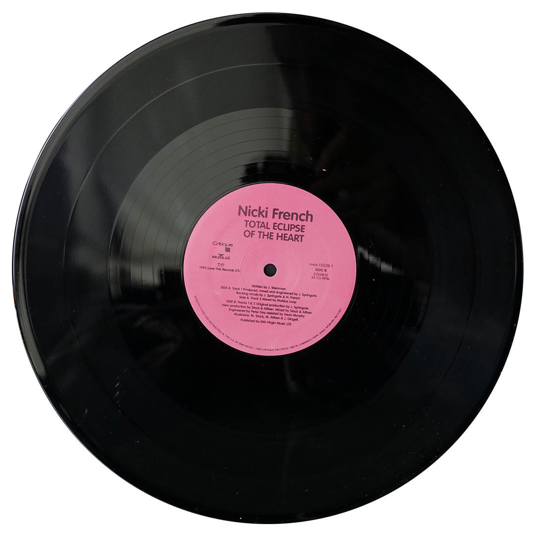 NICKI FRENCH - TOTAL ECLIPSE OF THE HEART | 12" MAXI SINGLE USADO