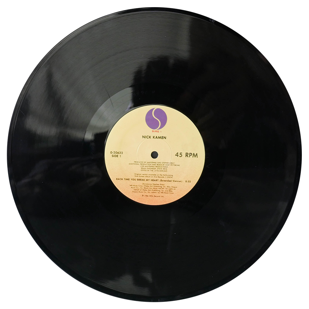 NICK KAMEN - EACH TIME YOU BREAK MY HEART | 12" MAXI SINGLE USADO
