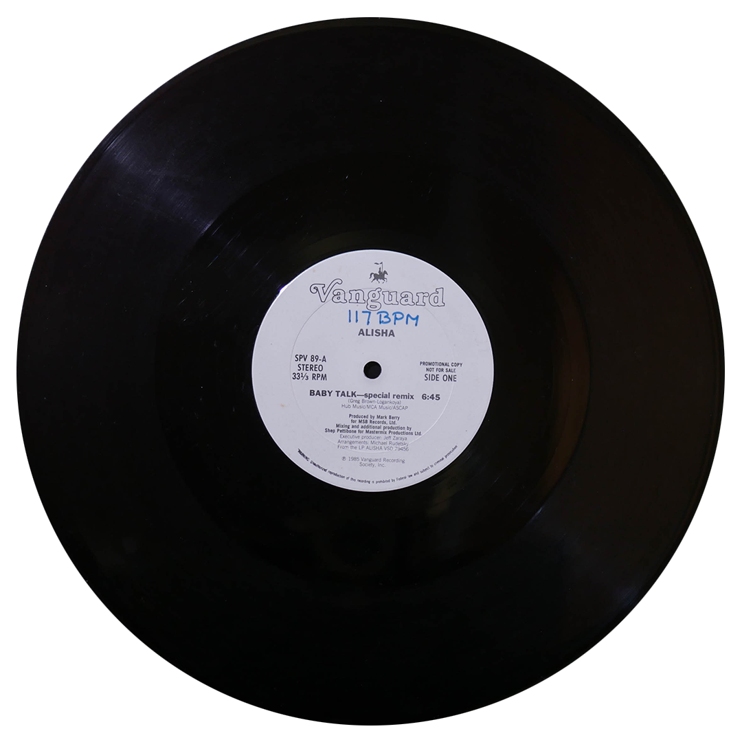 ALISHA - BABY TALK | 12" MAXI SINGLE USADO