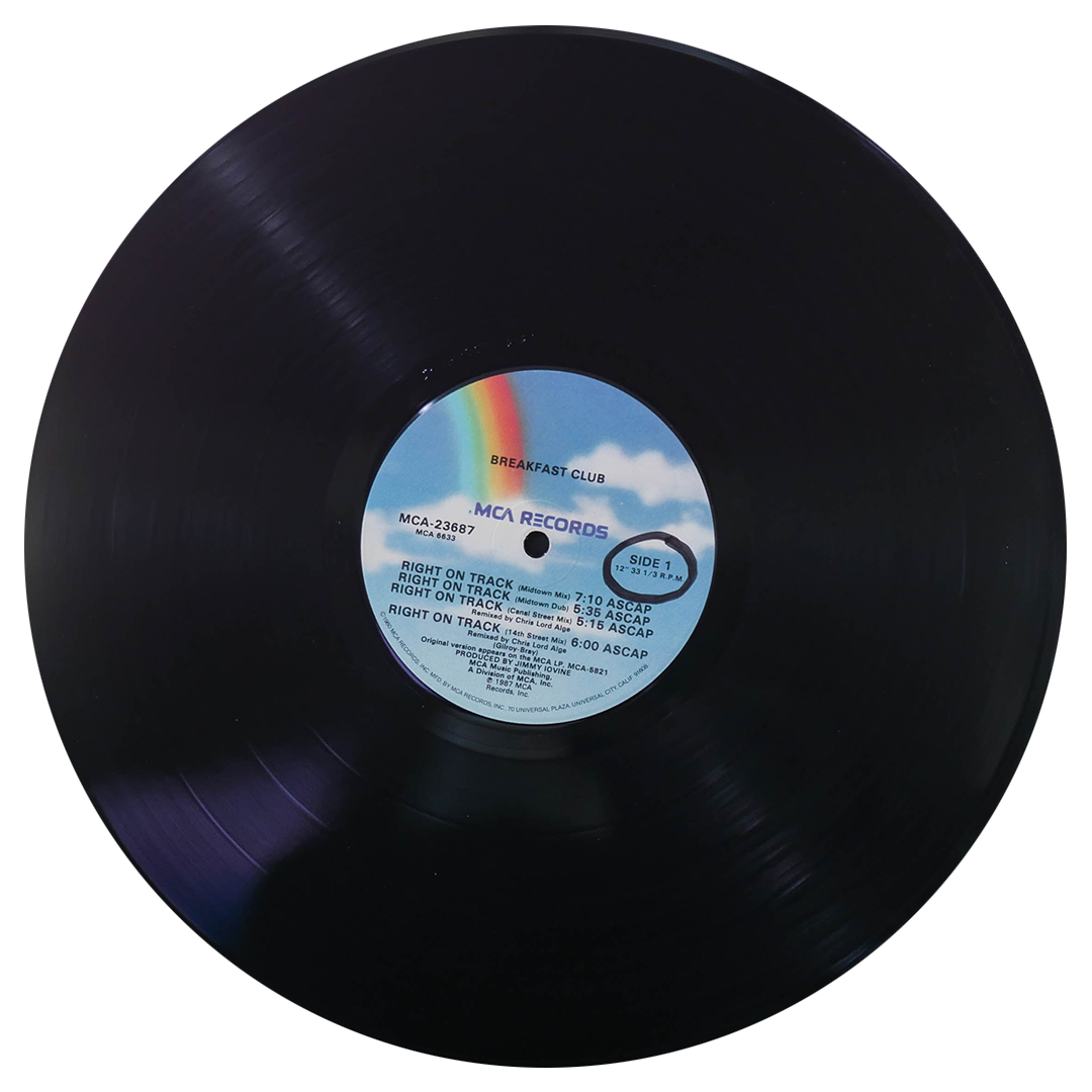 BREAKFAST CLUB - RIGHT ON TRACK | 12" MAXI SINGLE USADO