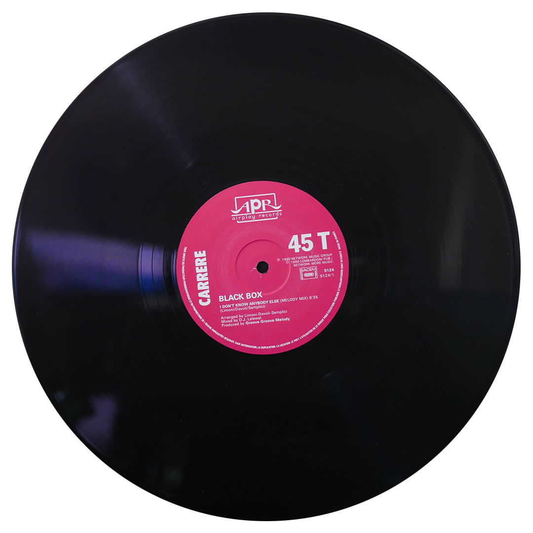 BLACK BOX - I DON'T KNOW ANYBODY ELSE | 12" MAXI SINGLE VINILO USADO