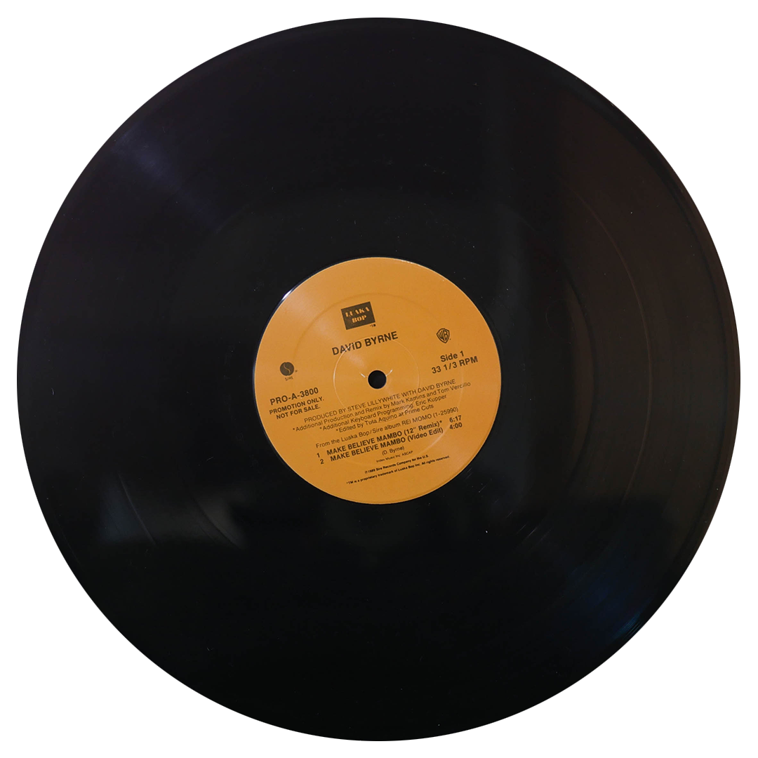 DAVID BYRNE - MAKE BELIEVE MAMBO (PROMO) | 12" MAXI SINGLE USADO