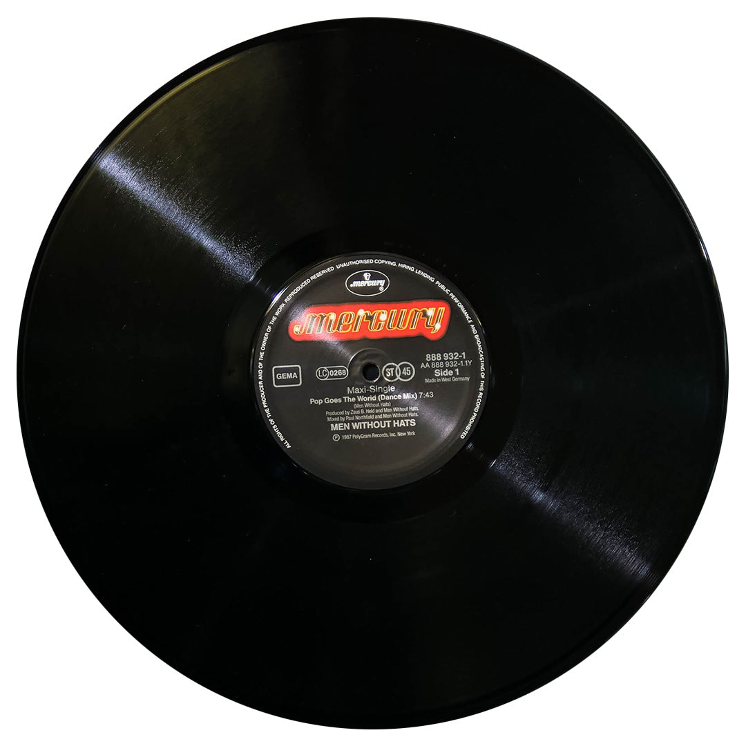 MEN WITHOUT HATS - POP GOES THE WORLD | 12" MAXI SINGLE USADO