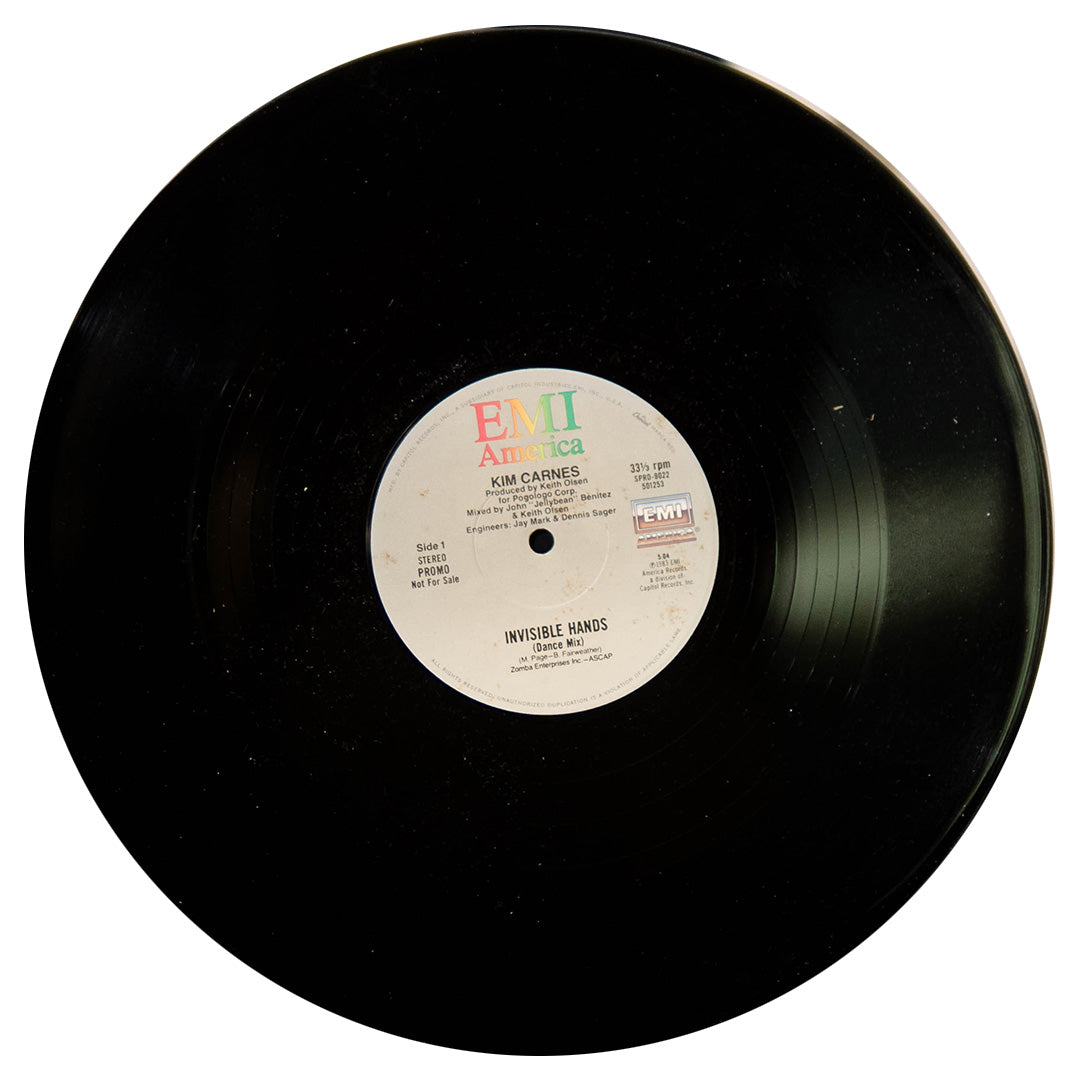 KIM CARNES - INVISIBLE HANDS | 12" MAXI SINGLE USADO