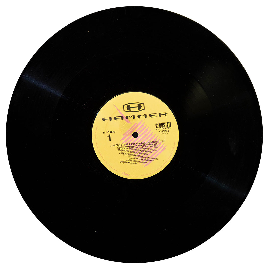 HAMMER - 2 LEGIT 2 QUIT | 12" MAXI SINGLE USADO