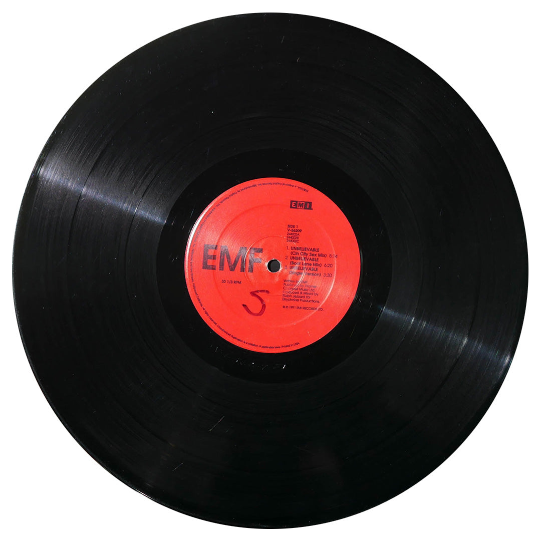 EMF - UNBELIEVABLE (REMIX) | 12" MAXI SINGLE USADO