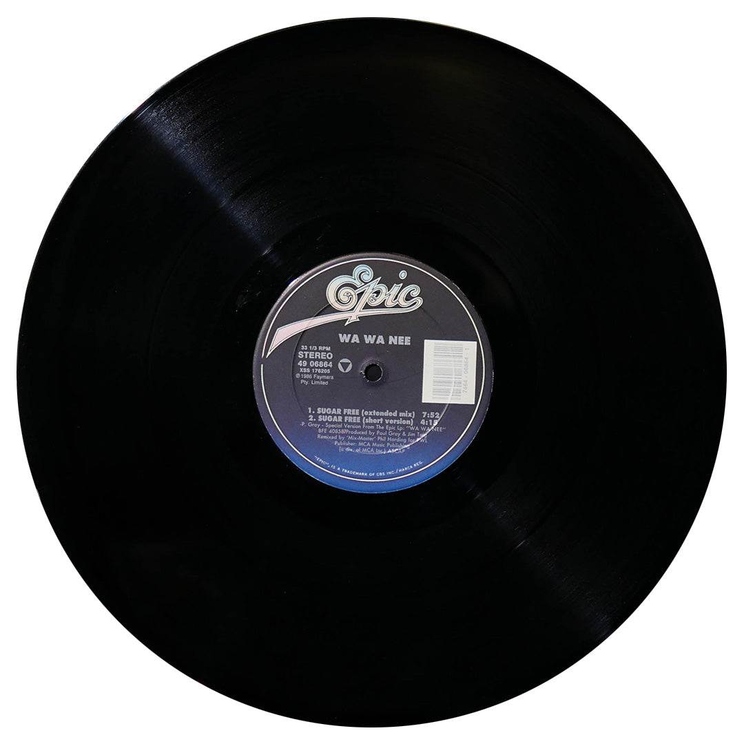 WAWANEE - SUGAR FREE (EXTENDED MIX) | 12" MAXI SINGLE USADO