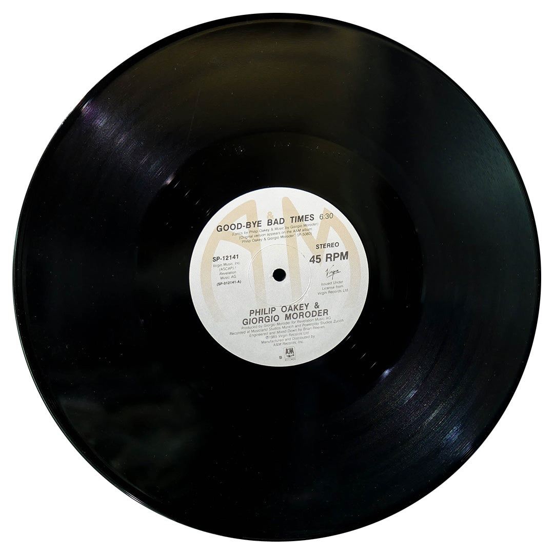 PHILIP OAKEY & GEORGIO MORODER - GOOD-BYE BAD TIMES | 12" MAXI SINGLE USADO