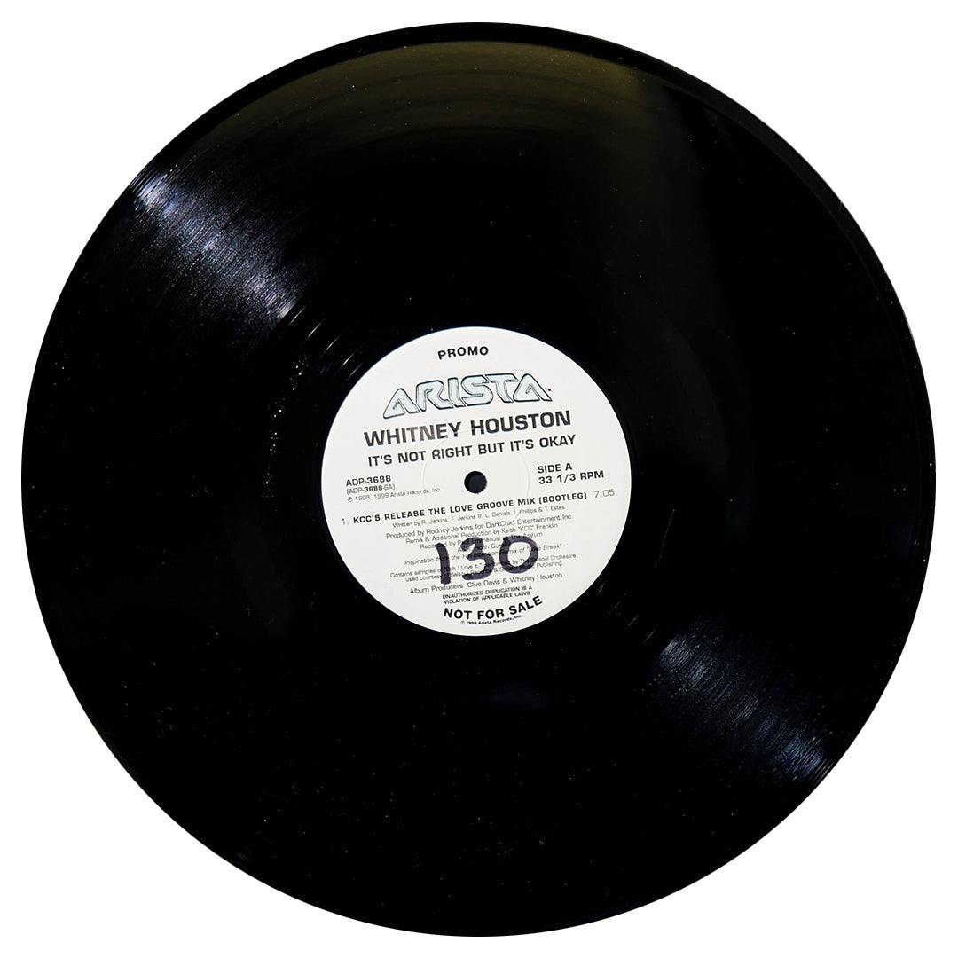 WHITNEY HOUSTON - IT'S NOT RIGHT BUT IT'S OK (GROOVE MIXES) | 12" MAXI SINGLE USADO