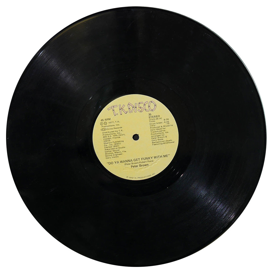 PETER BROWN - DO YA WANNA GET FUNKY WITH ME | 12" MAXI SINGLE USADO