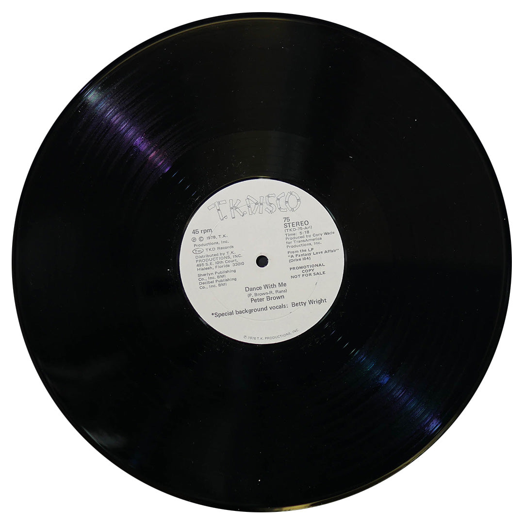 PETER BROWN - DANCE WITH ME | 12" MAXI SINGLE USADO