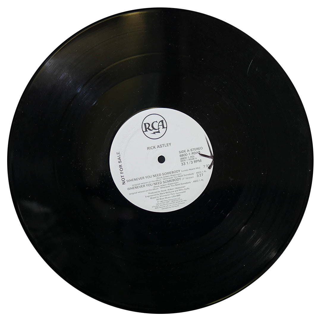 RICK ASTLEY - WHENEVER YOU NEED SOMEBODY | 12" MAXI SINGLE USADO
