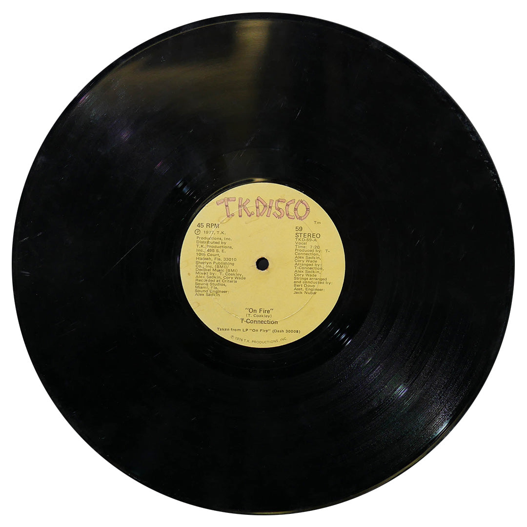T-CONNECTION - ON FIRE | 12" MAXI SINGLE USADO