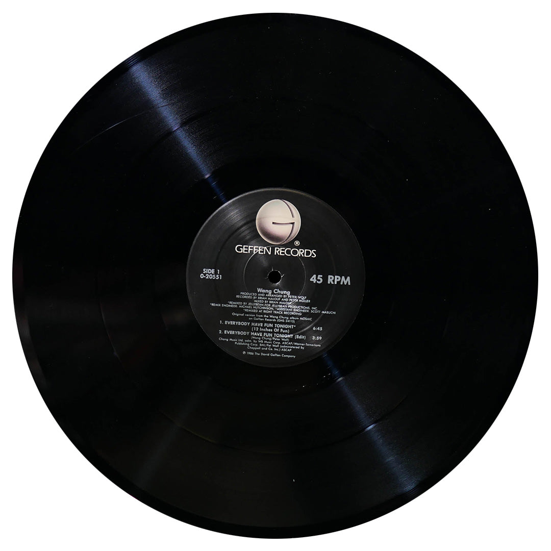 WANG CHUNG - EVERYBODY HAVE FUN TONIGHT | 12" MAXI SINGLE USADO