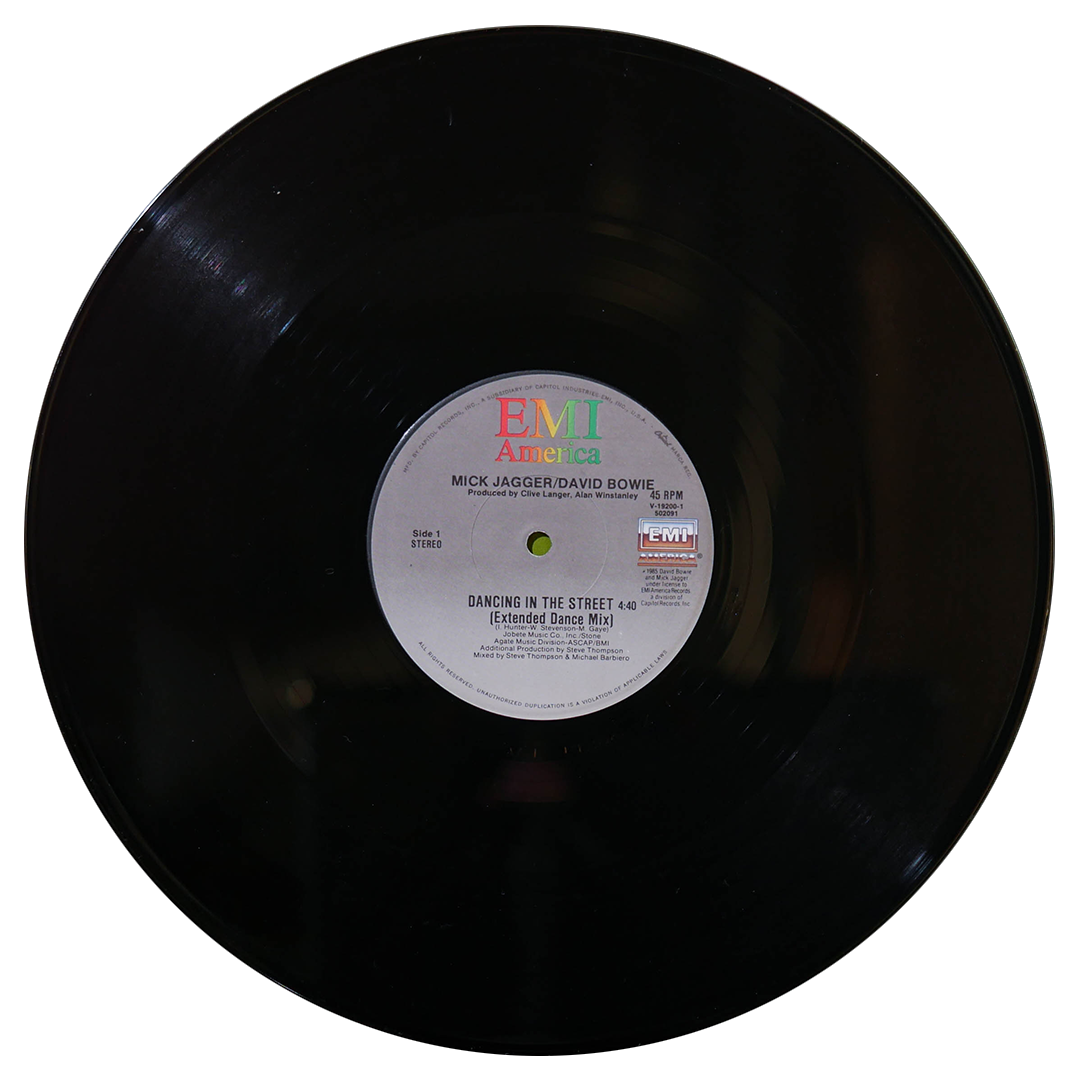 DAVID BOWIE FT. MICK JAGGER - DANCING IN THE STREETS | 12" MAXI SINGLE USADO