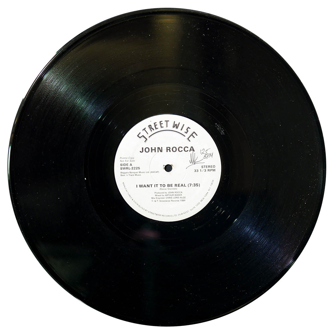John Rocca - I Want It To Be Real | 12" MAXI SINGLE USADO