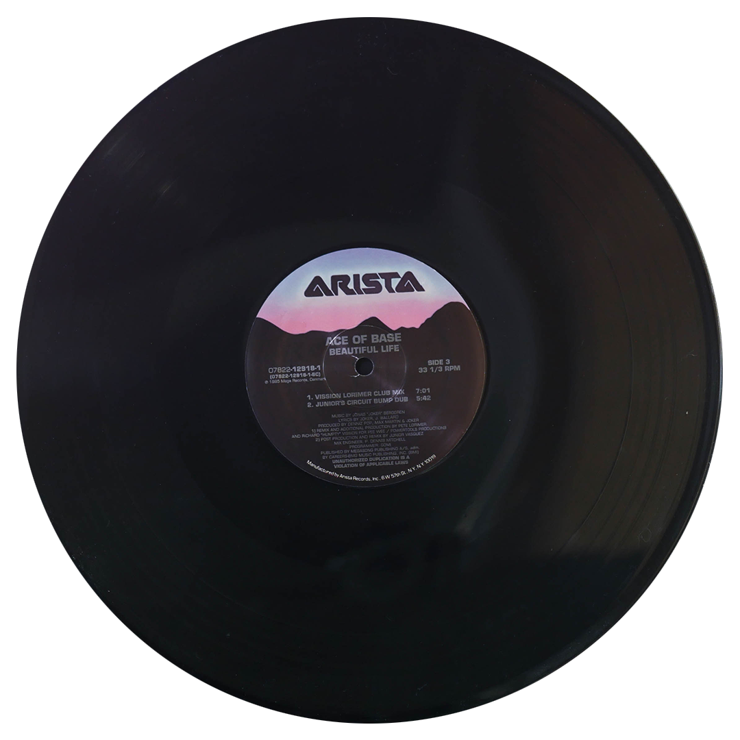 ACE OF BASE - BEAUTIFUL LIFE (2LP) | 12" MAXI SINGLE USADO