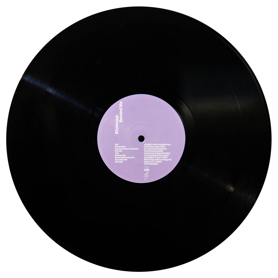 RÖYKSOPP - REMIND ME (SOMEONE ELSE'S CLUB) | 12" MAXI SINGLE USADO