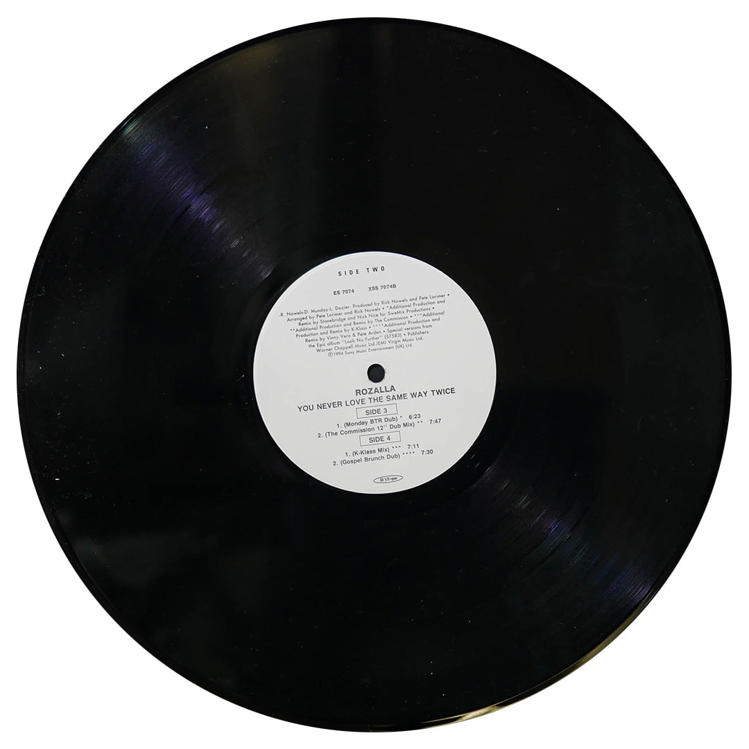 ROZALLA - YOU NEVER LOVE THE SAME WAY TWICE (2 LP) | 12" MAXI SINGLE USADO