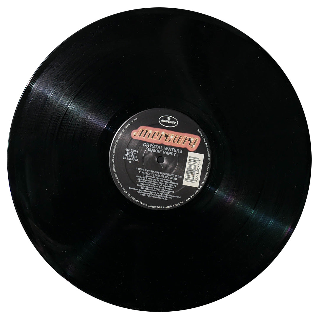CRYSTAL WATERS - MAKIN' HAPPY | 12" MAXI SINGLE USADO