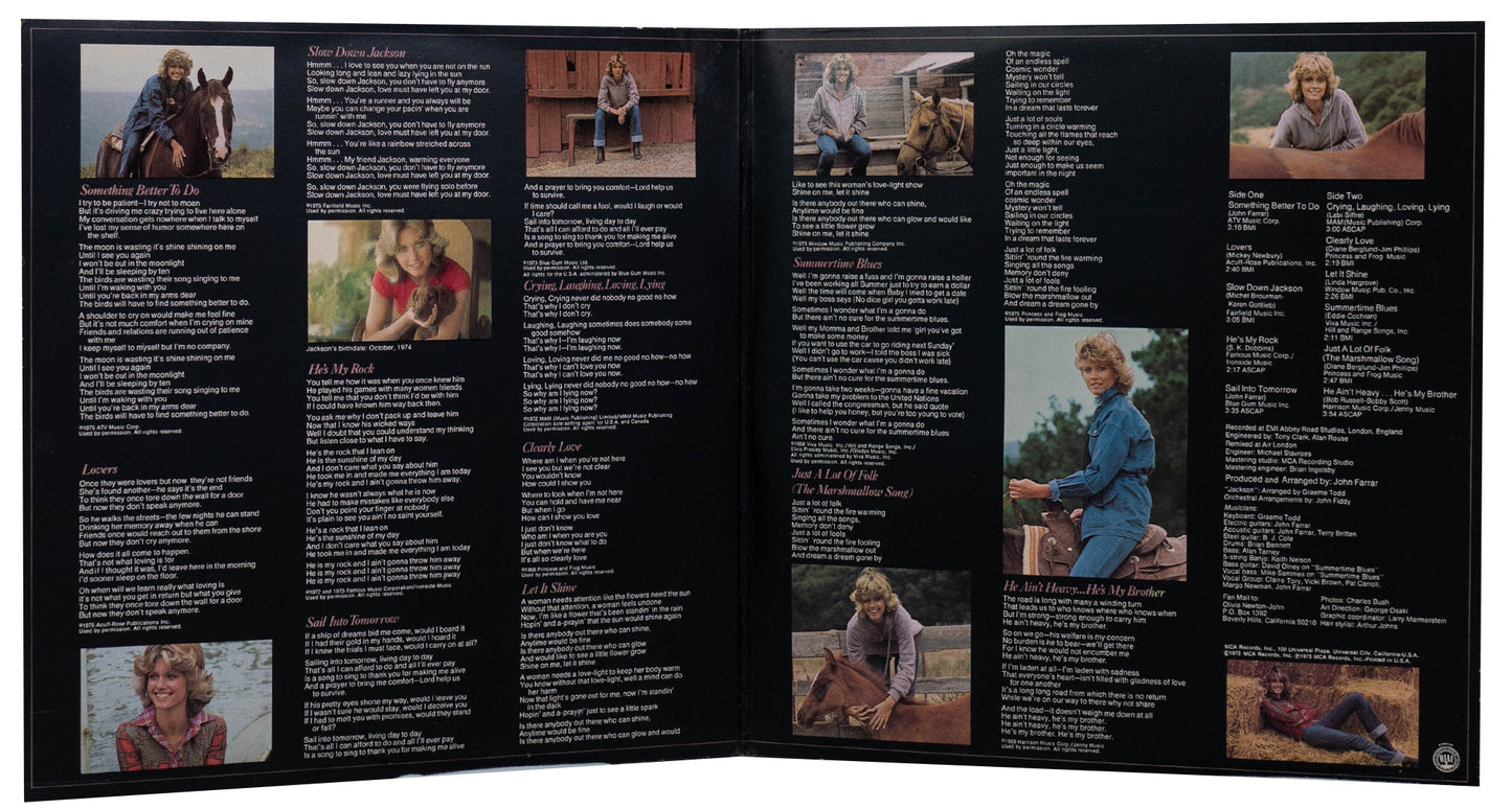OLIVIA NEWTON JOHN - CLEARLY LOVE | VINILO USADO