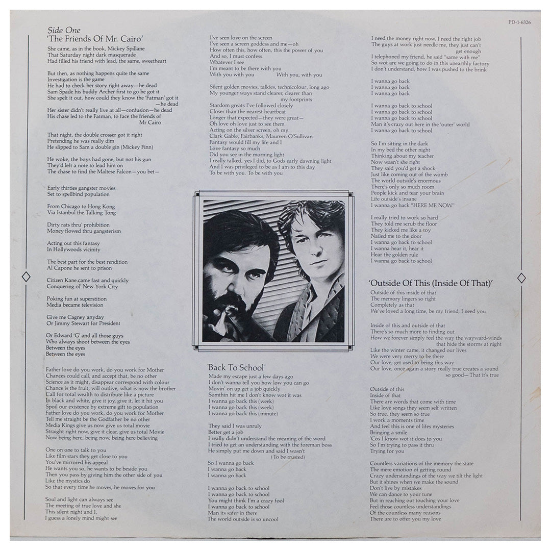 JON AND VANGELIS - THE FRIENDS OF MR CAIRO | VINILO USADO