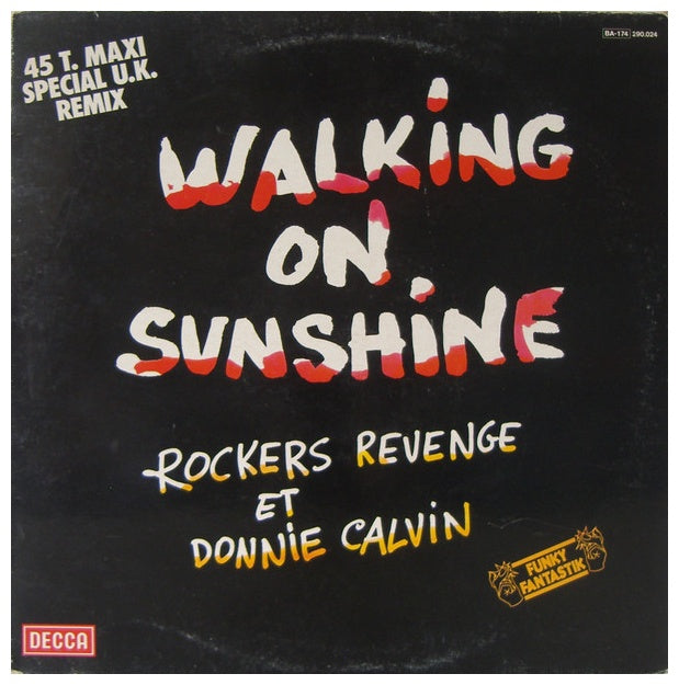 ROCKERS REVENGE - WALKING ON SUNSHINE | 12" MAXI SINGLE USADO