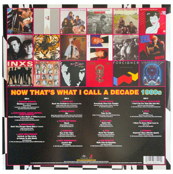 NOW THAT'S WHAT I CALL MUSIC - A DECADE 1980'S (2LP) | VINILO