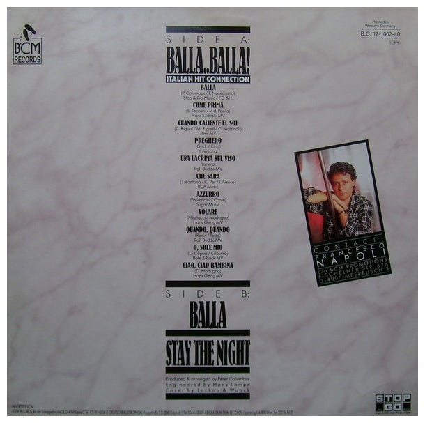 FRANCESCO NAPOLI - BALLA..BALLA! | 12" MAXI SINGLE USADO