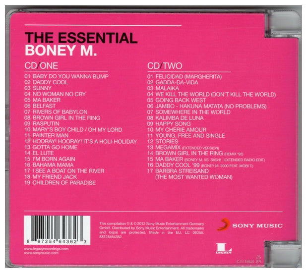 BONEY M. - ESSENTIAL BONEY M. (2CD) | CD