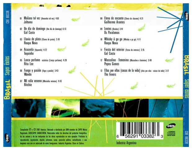 BRASIL - SUPER EXITOS - BRASIL - SUPER EXITOS/VARIOS ARTISTAS | CD