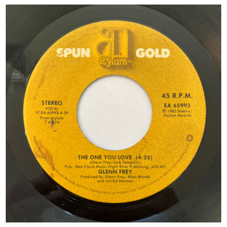 GLEN FREY - THE ONE YOU LOVE | 7" SINGLE VINILO USADO