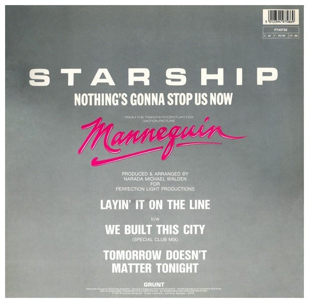 STARSHIP - NOTHING'S GONNA STOP US NOW | 12" MAXI SINGLE USADO