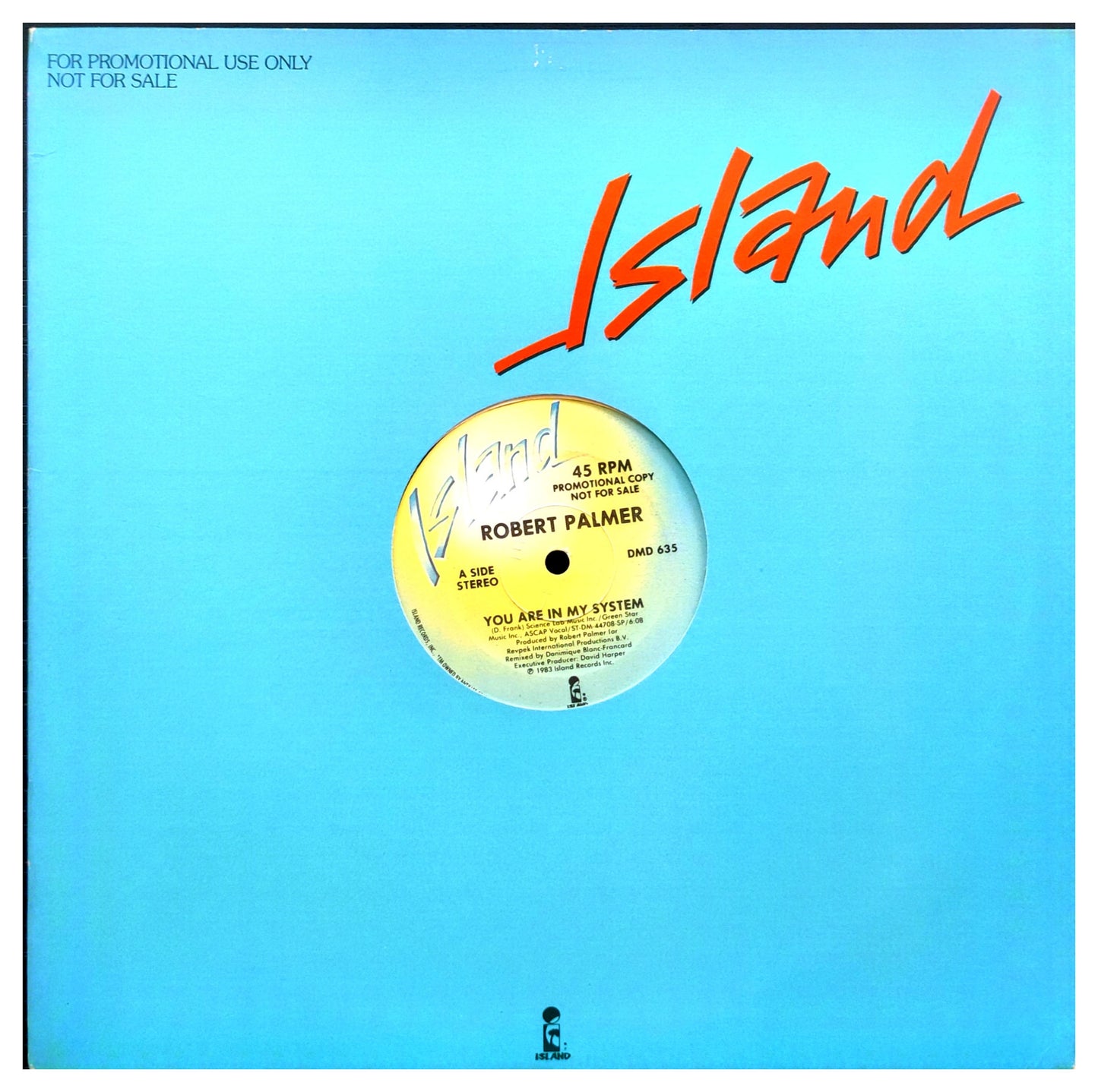 ROBERT PALMER - YOU ARE IN MY SYSTEM | 12" MAXI SINGLE USADO